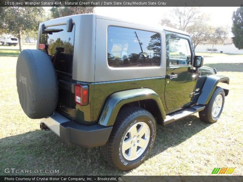 Natural Green Pearl / Dark Slate Gray/Medium Slate Gray 2010 Jeep Wrangler Sahara 4x4