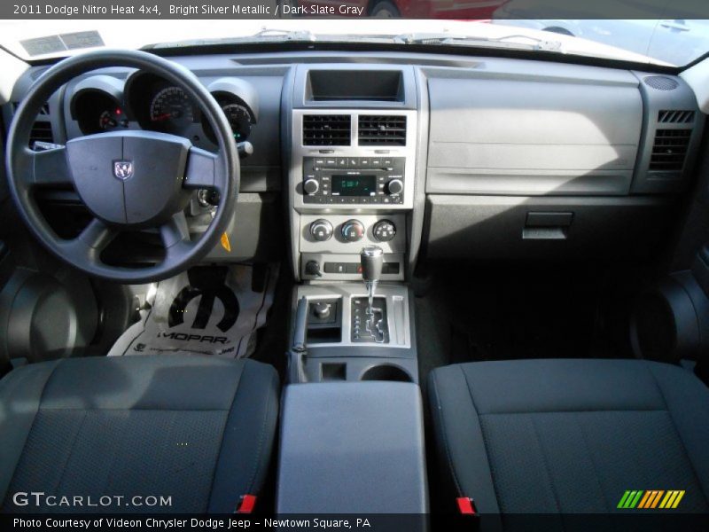 Bright Silver Metallic / Dark Slate Gray 2011 Dodge Nitro Heat 4x4