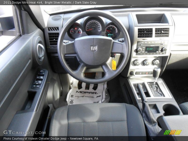Bright Silver Metallic / Dark Slate Gray 2011 Dodge Nitro Heat 4x4