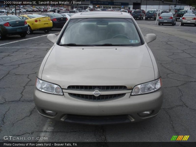 Sandrift Beige Metallic / Blond 2000 Nissan Altima SE