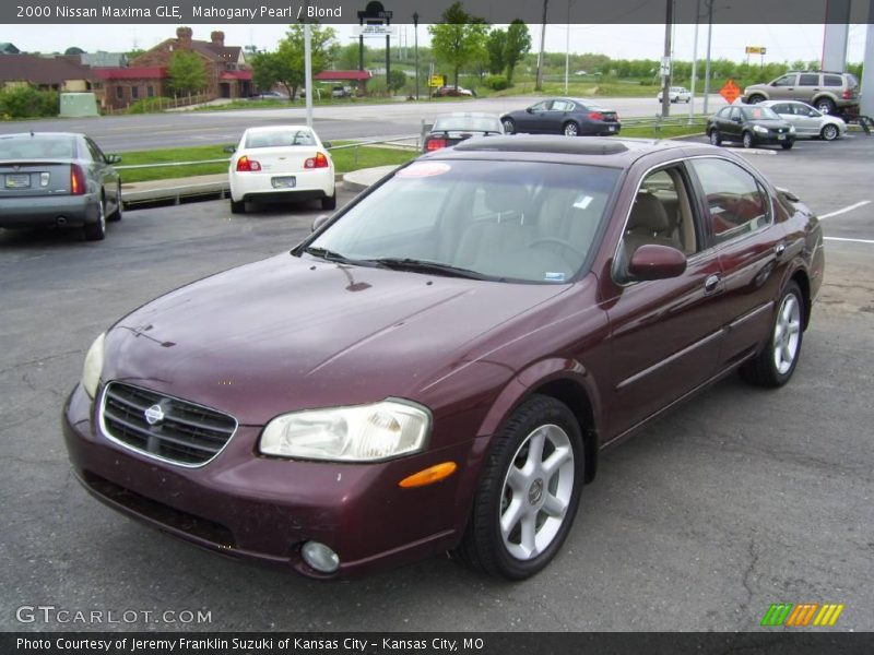 Mahogany Pearl / Blond 2000 Nissan Maxima GLE