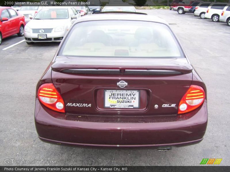 Mahogany Pearl / Blond 2000 Nissan Maxima GLE
