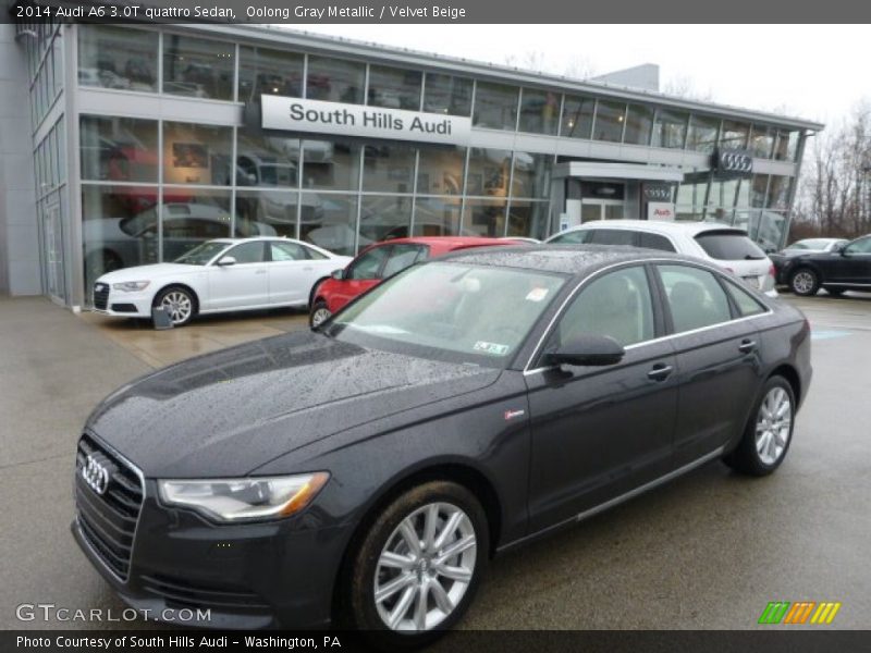 Oolong Gray Metallic / Velvet Beige 2014 Audi A6 3.0T quattro Sedan