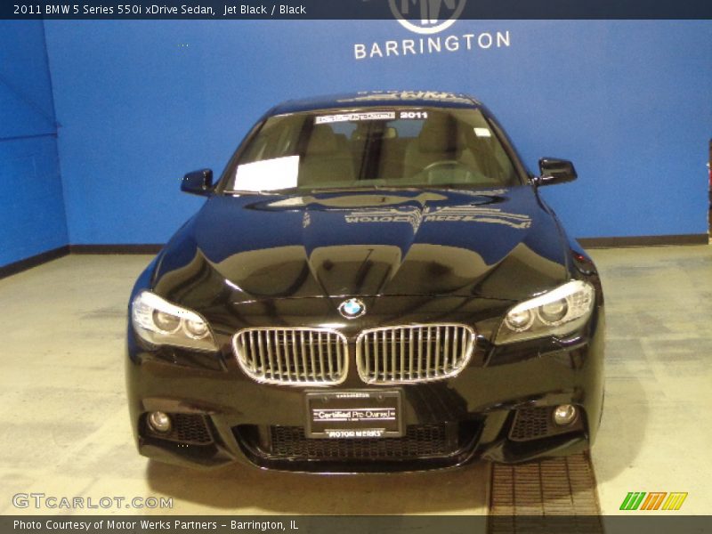 Jet Black / Black 2011 BMW 5 Series 550i xDrive Sedan