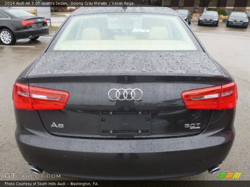 Oolong Gray Metallic / Velvet Beige 2014 Audi A6 3.0T quattro Sedan