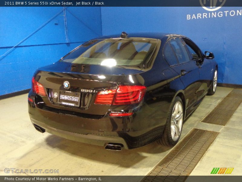 Jet Black / Black 2011 BMW 5 Series 550i xDrive Sedan