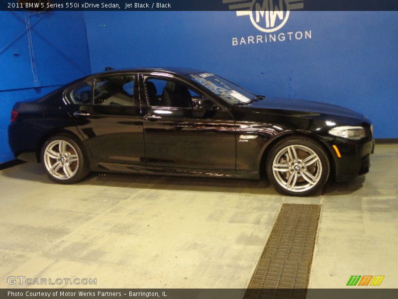 Jet Black / Black 2011 BMW 5 Series 550i xDrive Sedan