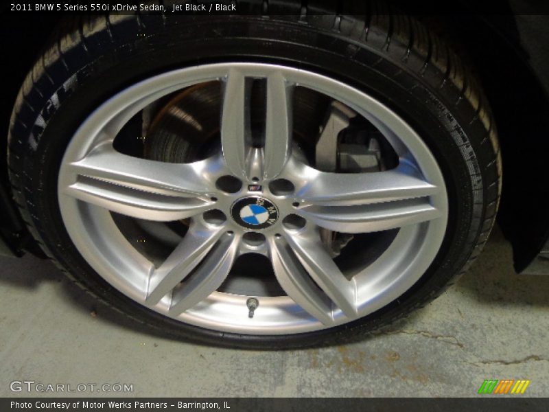 Jet Black / Black 2011 BMW 5 Series 550i xDrive Sedan