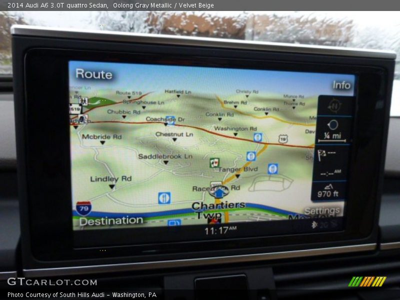 Oolong Gray Metallic / Velvet Beige 2014 Audi A6 3.0T quattro Sedan