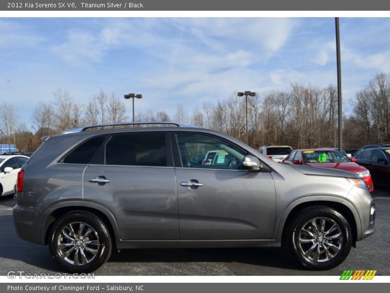 Titanium Silver / Black 2012 Kia Sorento SX V6