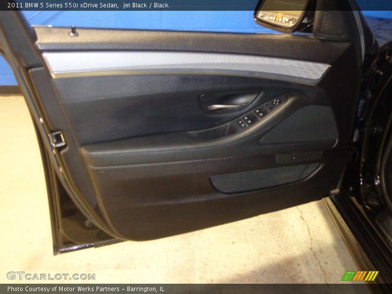 Jet Black / Black 2011 BMW 5 Series 550i xDrive Sedan