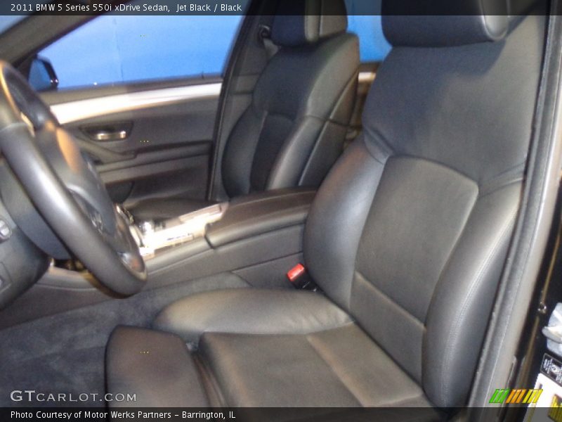 Jet Black / Black 2011 BMW 5 Series 550i xDrive Sedan