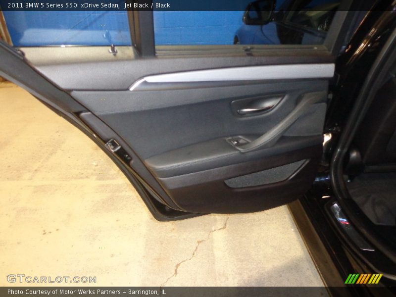 Jet Black / Black 2011 BMW 5 Series 550i xDrive Sedan