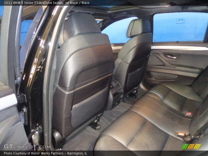 Jet Black / Black 2011 BMW 5 Series 550i xDrive Sedan
