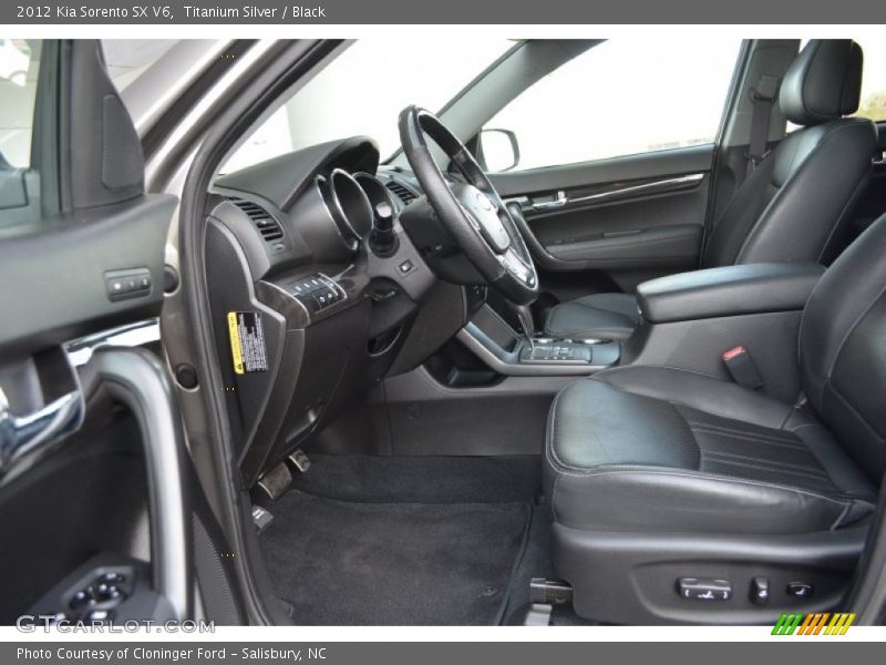 Titanium Silver / Black 2012 Kia Sorento SX V6