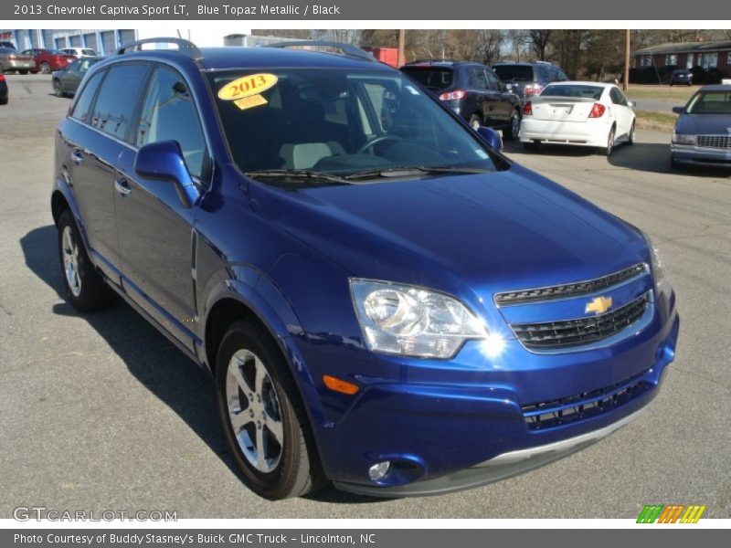 Blue Topaz Metallic / Black 2013 Chevrolet Captiva Sport LT