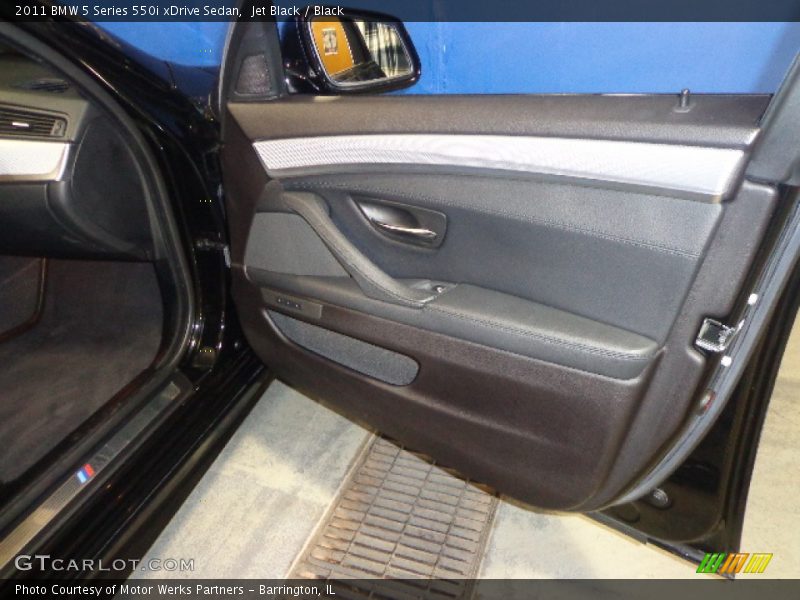 Jet Black / Black 2011 BMW 5 Series 550i xDrive Sedan