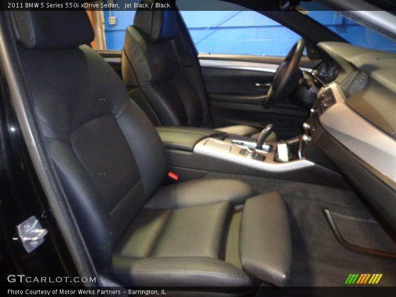 Jet Black / Black 2011 BMW 5 Series 550i xDrive Sedan