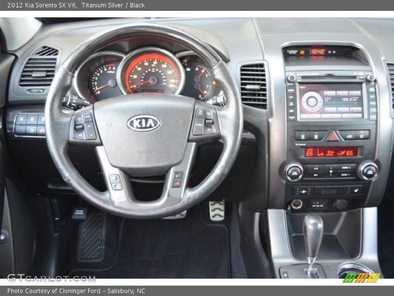 Titanium Silver / Black 2012 Kia Sorento SX V6