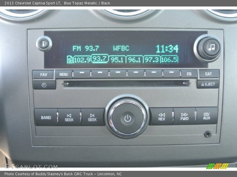 Blue Topaz Metallic / Black 2013 Chevrolet Captiva Sport LT