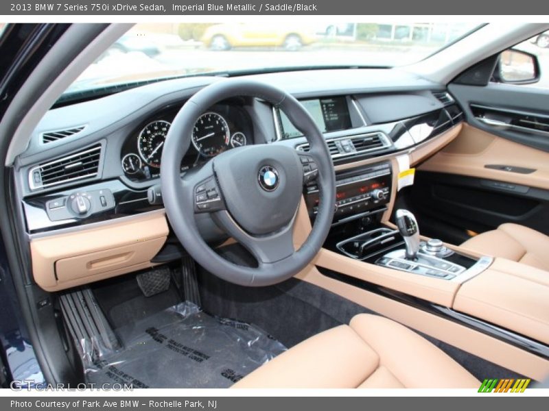  2013 7 Series 750i xDrive Sedan Saddle/Black Interior