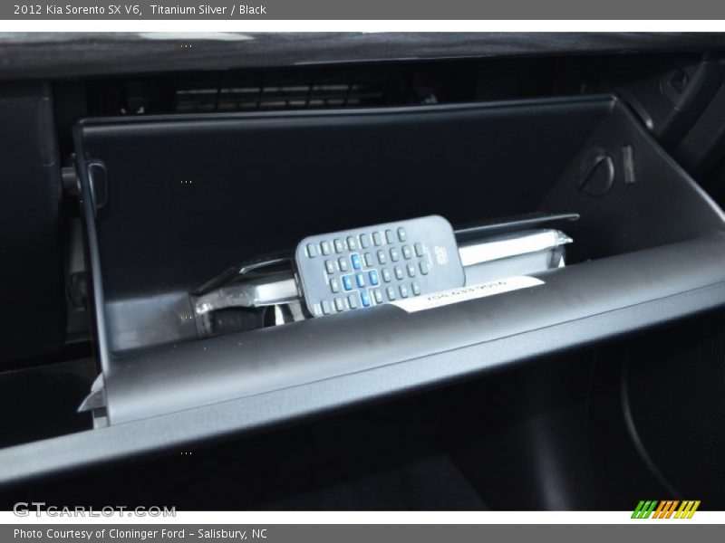 Titanium Silver / Black 2012 Kia Sorento SX V6
