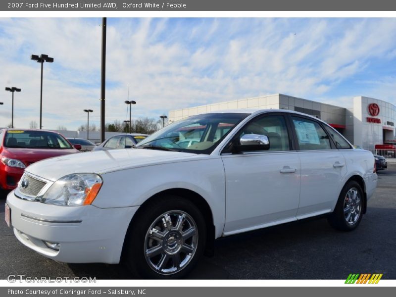 Oxford White / Pebble 2007 Ford Five Hundred Limited AWD
