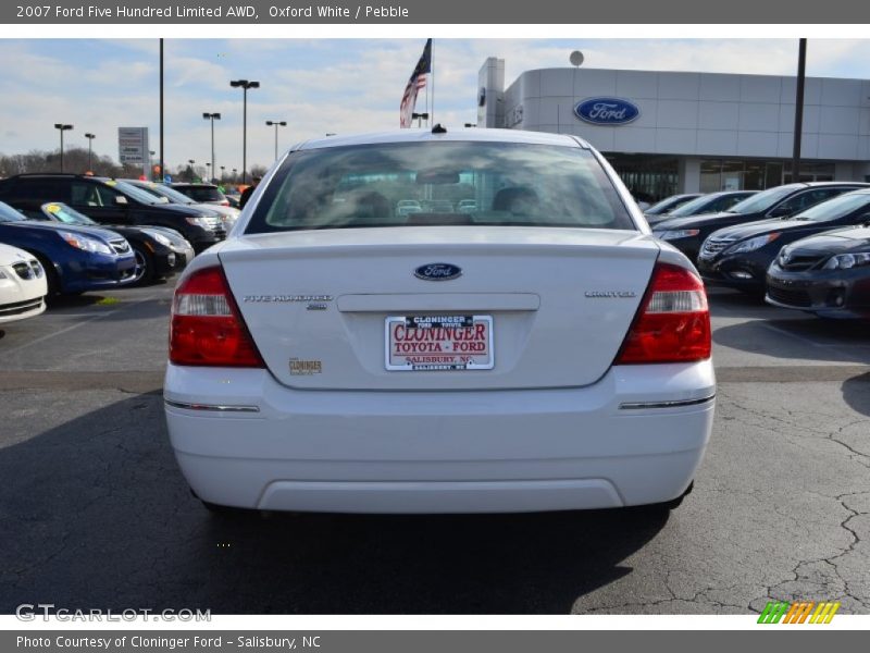 Oxford White / Pebble 2007 Ford Five Hundred Limited AWD