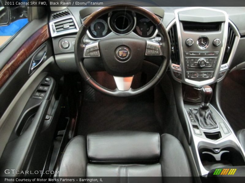 Black Raven / Ebony/Titanium 2011 Cadillac SRX FWD