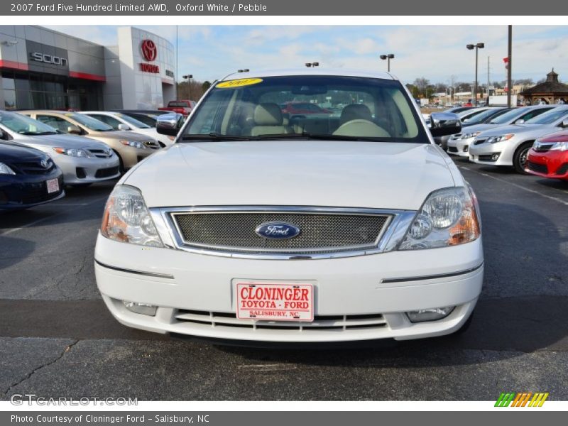 Oxford White / Pebble 2007 Ford Five Hundred Limited AWD