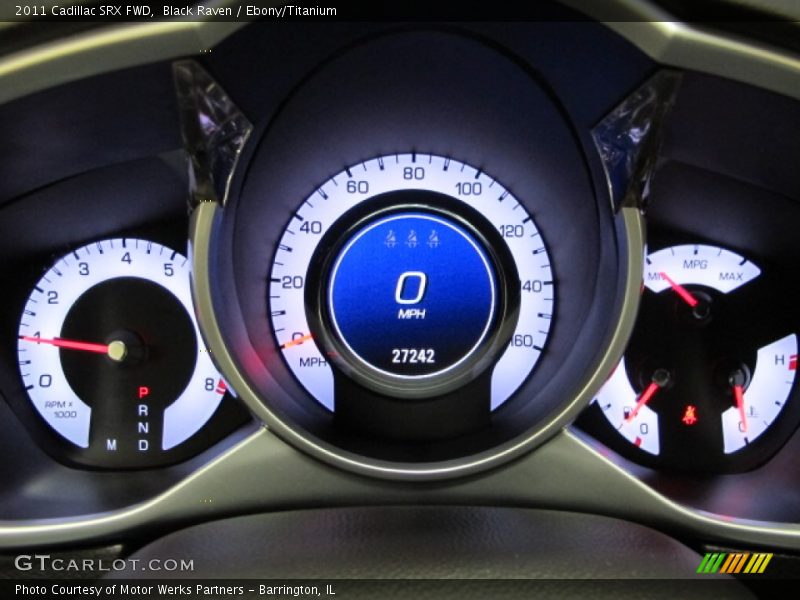 Black Raven / Ebony/Titanium 2011 Cadillac SRX FWD