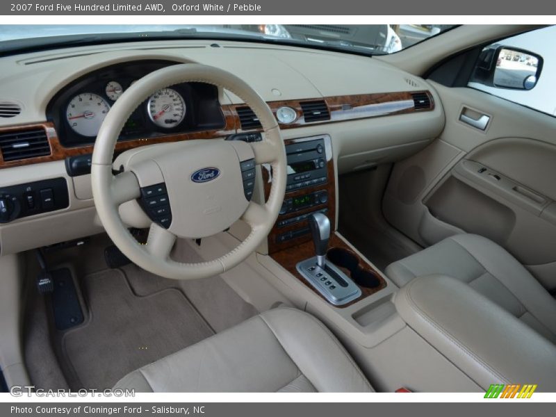 Oxford White / Pebble 2007 Ford Five Hundred Limited AWD