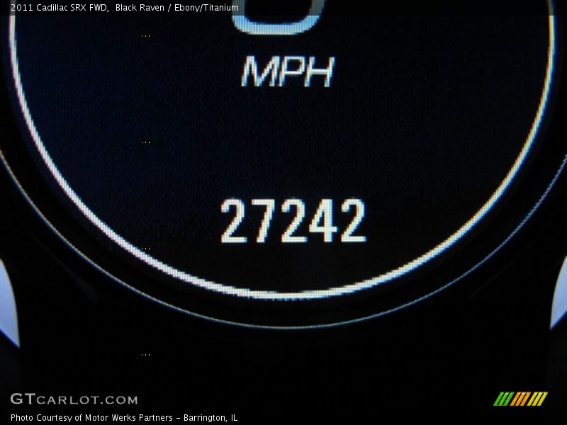 Black Raven / Ebony/Titanium 2011 Cadillac SRX FWD