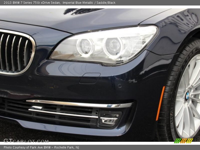 Imperial Blue Metallic / Saddle/Black 2013 BMW 7 Series 750i xDrive Sedan