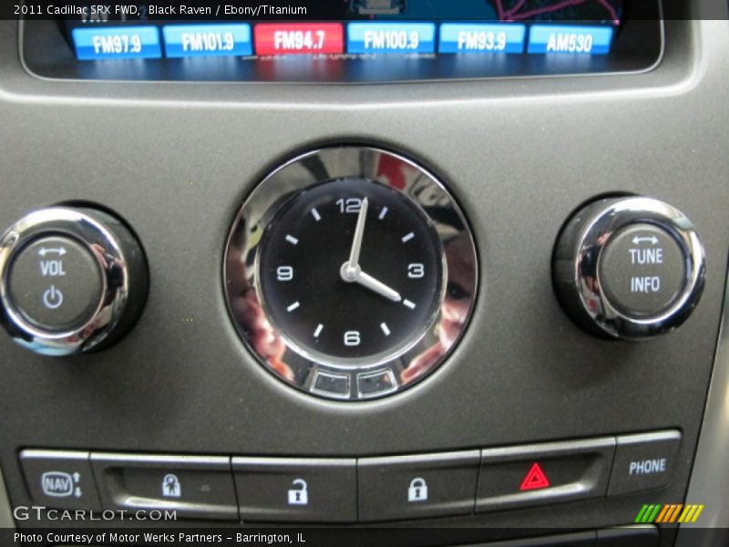 Black Raven / Ebony/Titanium 2011 Cadillac SRX FWD