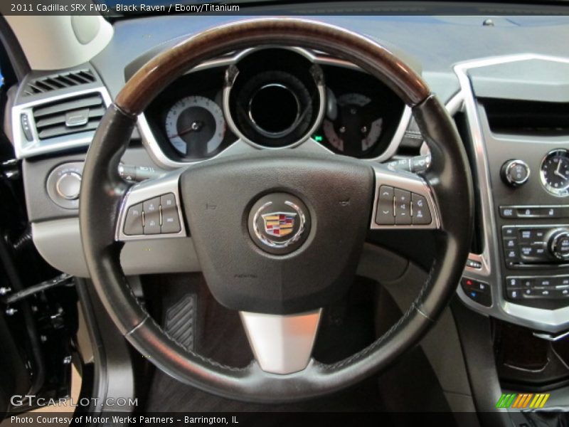 Black Raven / Ebony/Titanium 2011 Cadillac SRX FWD