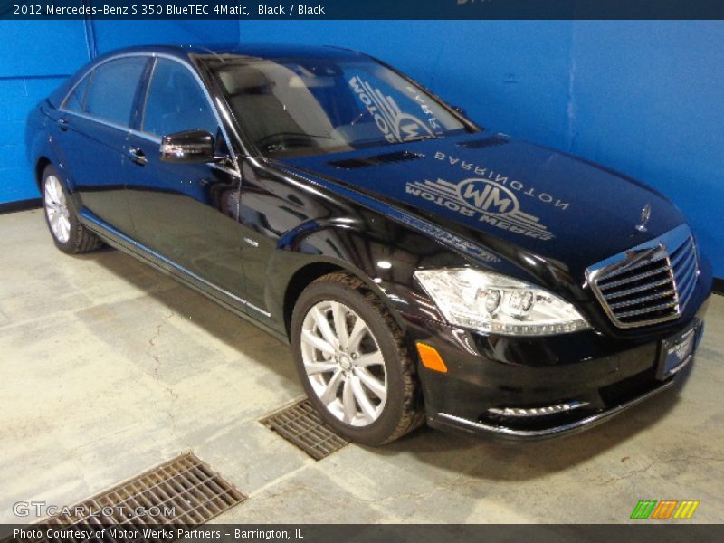 Black / Black 2012 Mercedes-Benz S 350 BlueTEC 4Matic