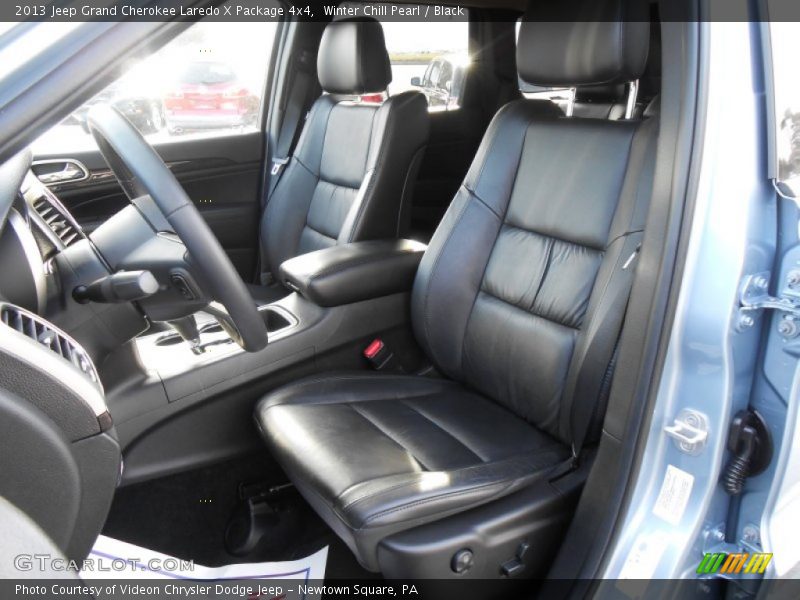 Winter Chill Pearl / Black 2013 Jeep Grand Cherokee Laredo X Package 4x4