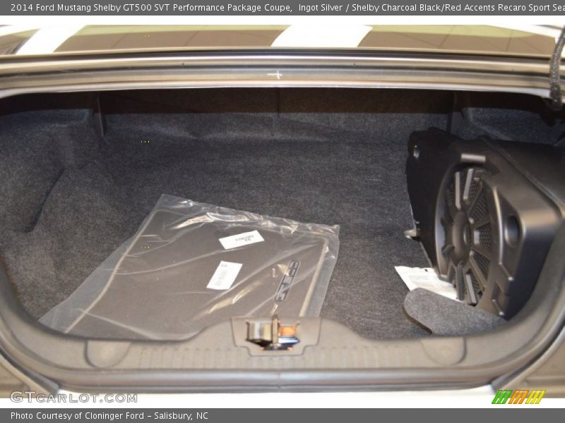  2014 Mustang Shelby GT500 SVT Performance Package Coupe Trunk