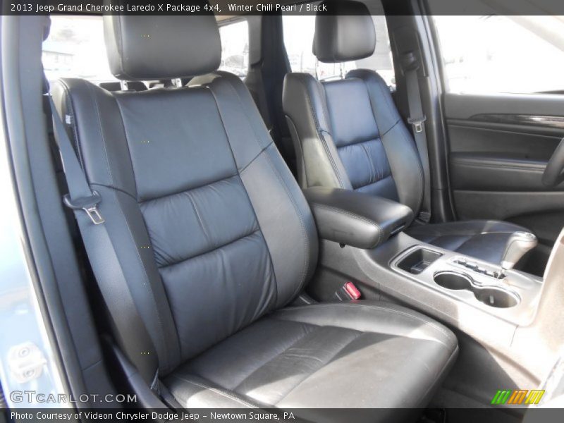 Winter Chill Pearl / Black 2013 Jeep Grand Cherokee Laredo X Package 4x4