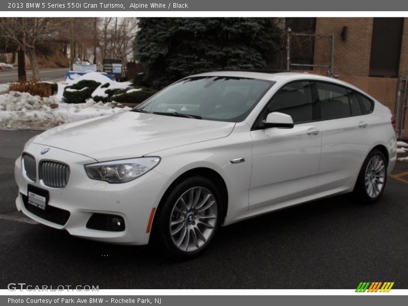 Alpine White / Black 2013 BMW 5 Series 550i Gran Turismo