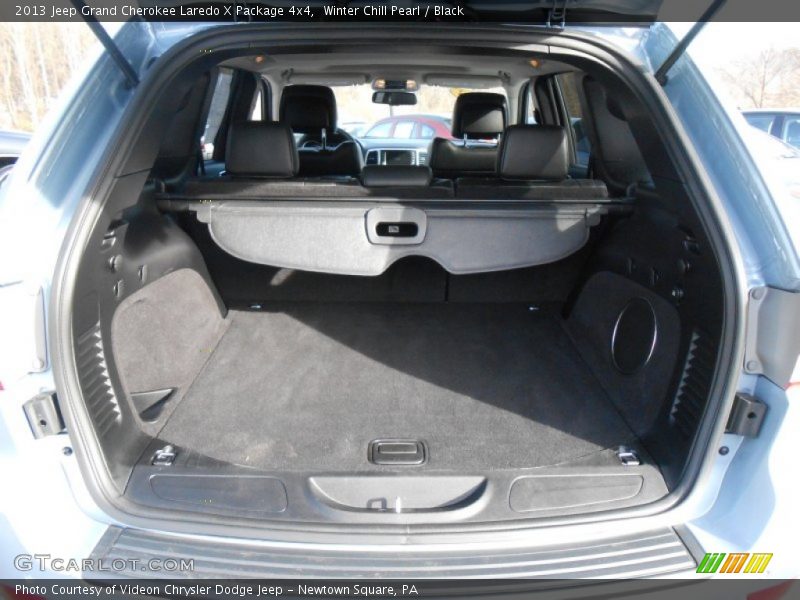Winter Chill Pearl / Black 2013 Jeep Grand Cherokee Laredo X Package 4x4