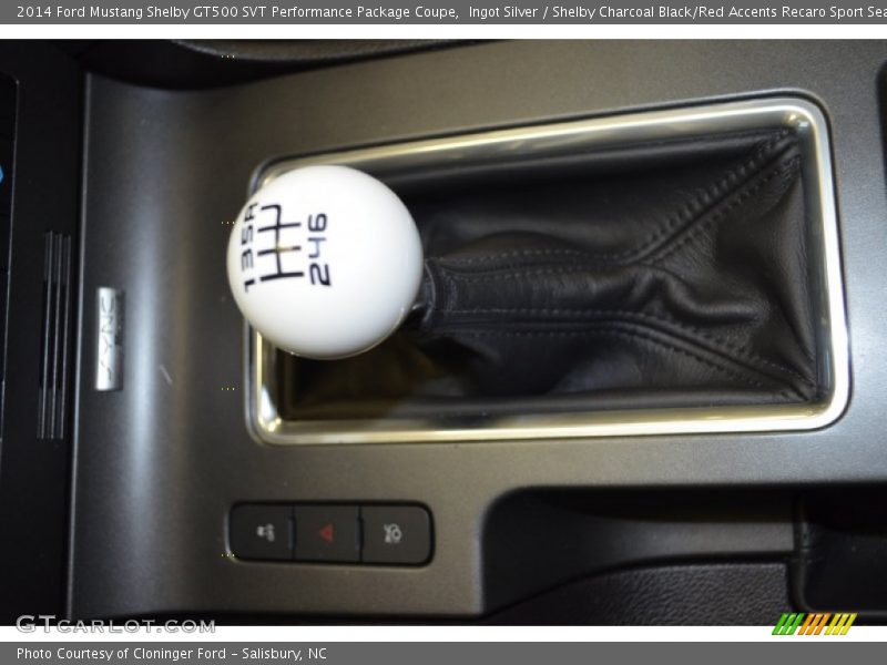  2014 Mustang Shelby GT500 SVT Performance Package Coupe 6 Speed Manual Shifter
