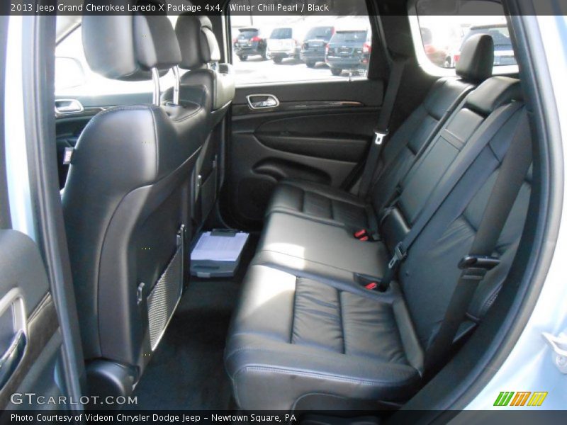 Winter Chill Pearl / Black 2013 Jeep Grand Cherokee Laredo X Package 4x4