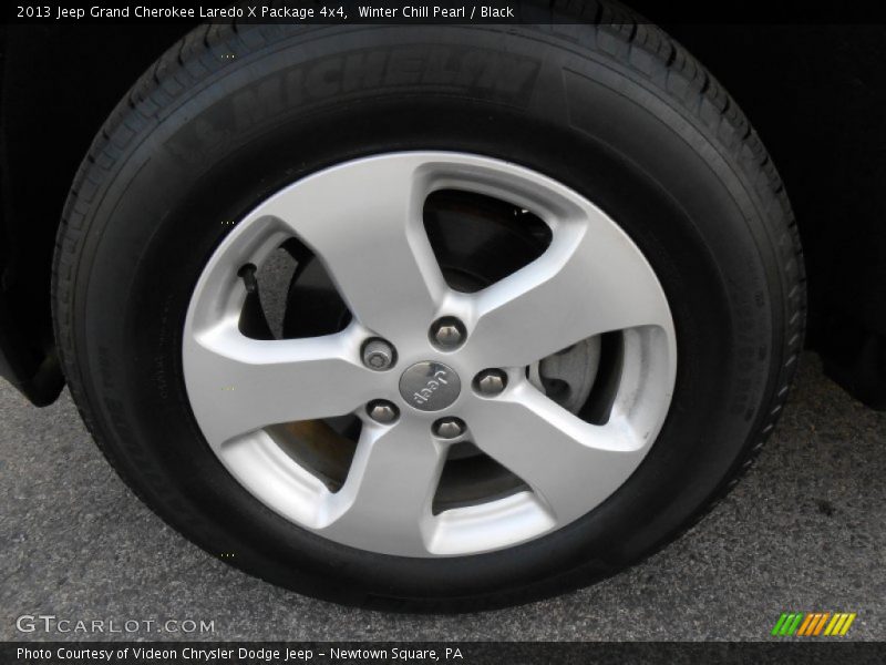 Winter Chill Pearl / Black 2013 Jeep Grand Cherokee Laredo X Package 4x4
