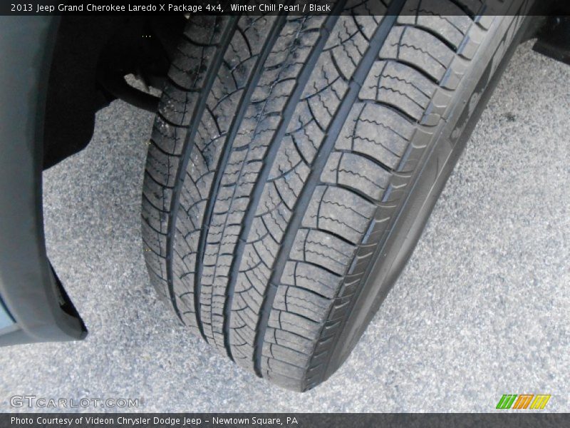 Winter Chill Pearl / Black 2013 Jeep Grand Cherokee Laredo X Package 4x4