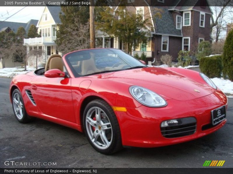 Guards Red / Sand Beige 2005 Porsche Boxster S