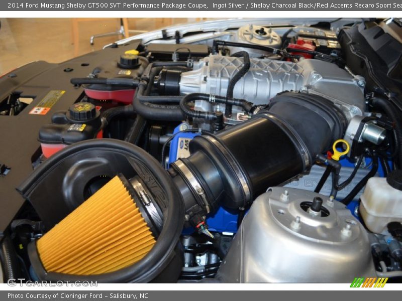  2014 Mustang Shelby GT500 SVT Performance Package Coupe Engine - 5.8 Liter SVT Supercharged DOHC 32-Valve Ti-VCT V8