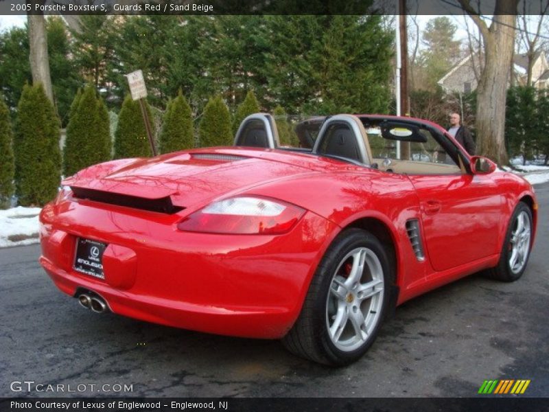 Guards Red / Sand Beige 2005 Porsche Boxster S