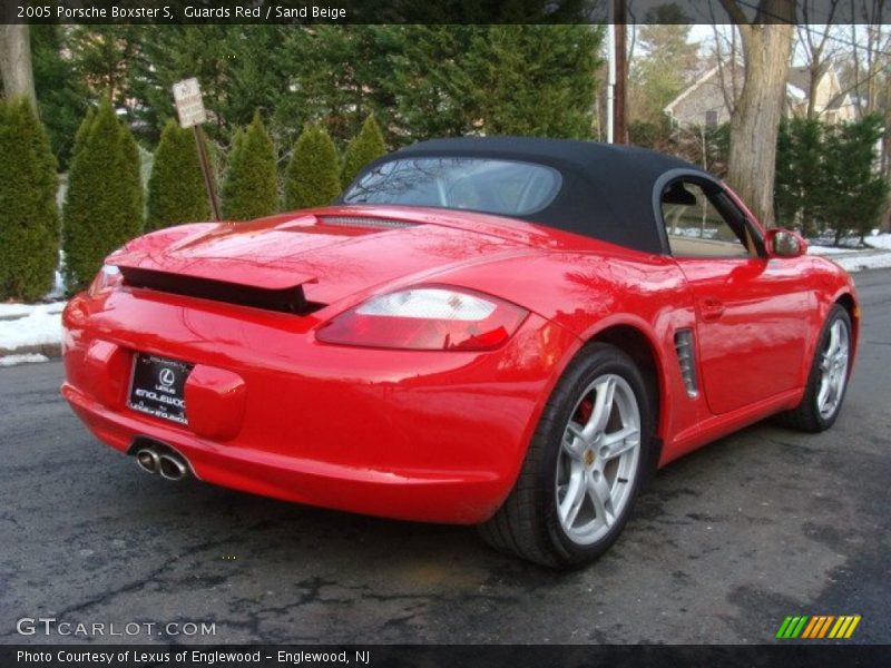 Guards Red / Sand Beige 2005 Porsche Boxster S